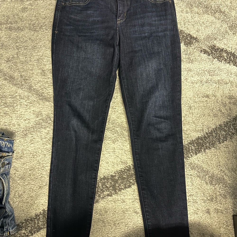 Wit & Wisdom Dark Indigo Skinny Jeans